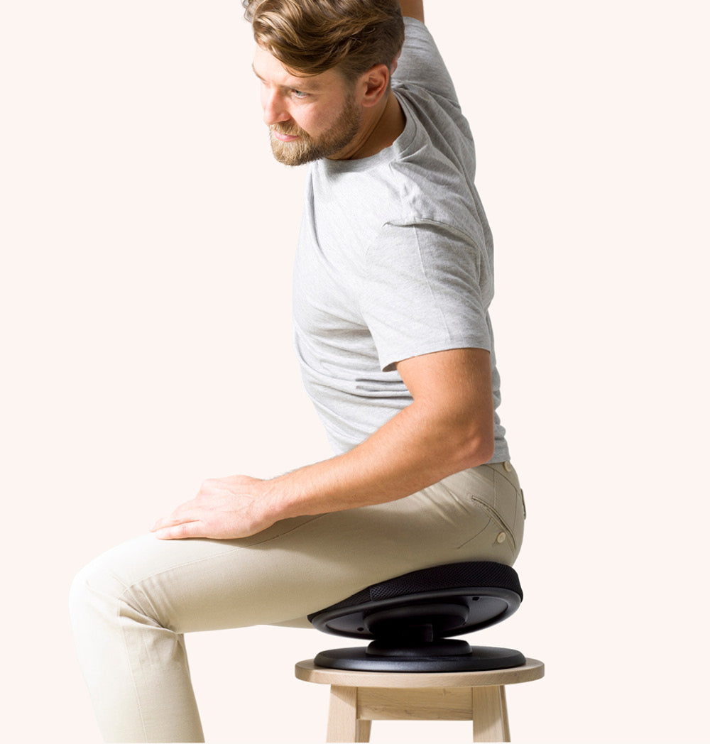 The Swedish Posture Seat - Hammacher Schlemmer